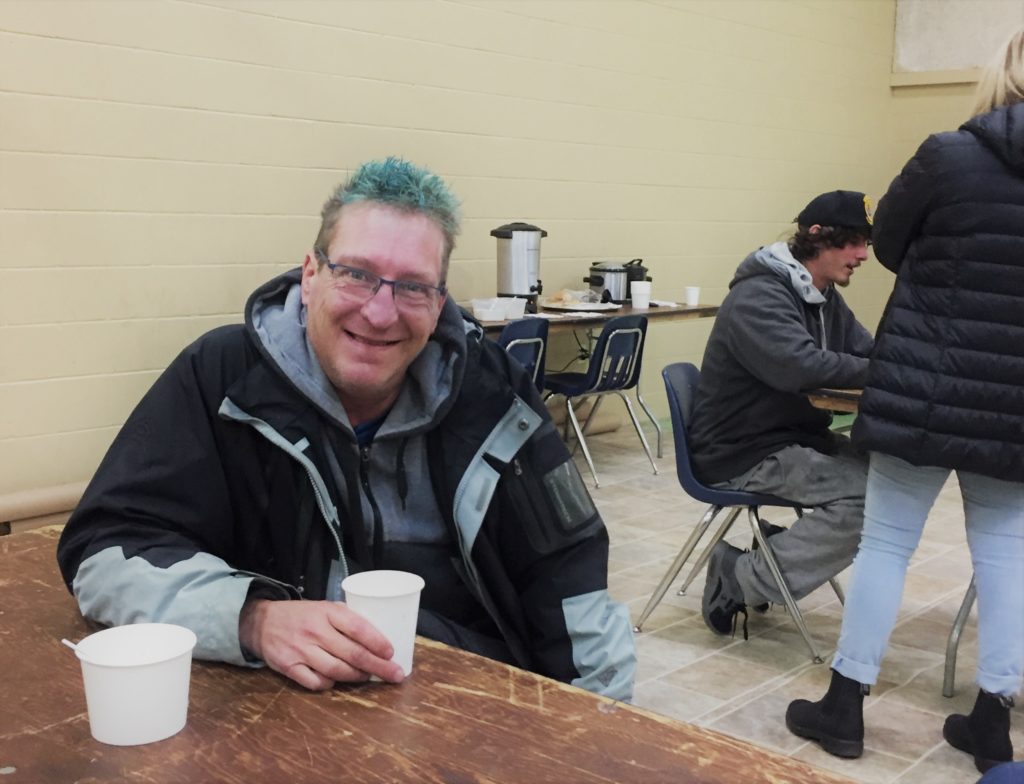 Larry, one of the shelter's guests, who now attends Gateway Church
